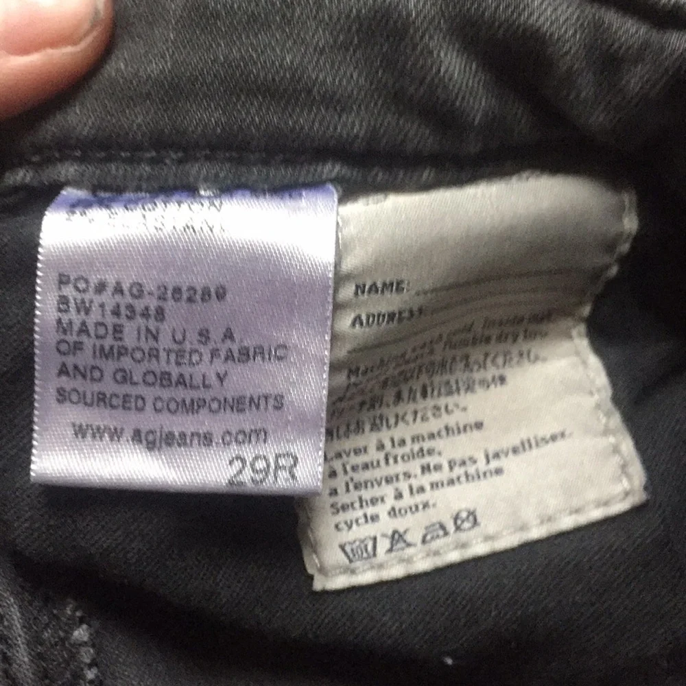 AG Adriano Goldschmied super skinny ankle jeans